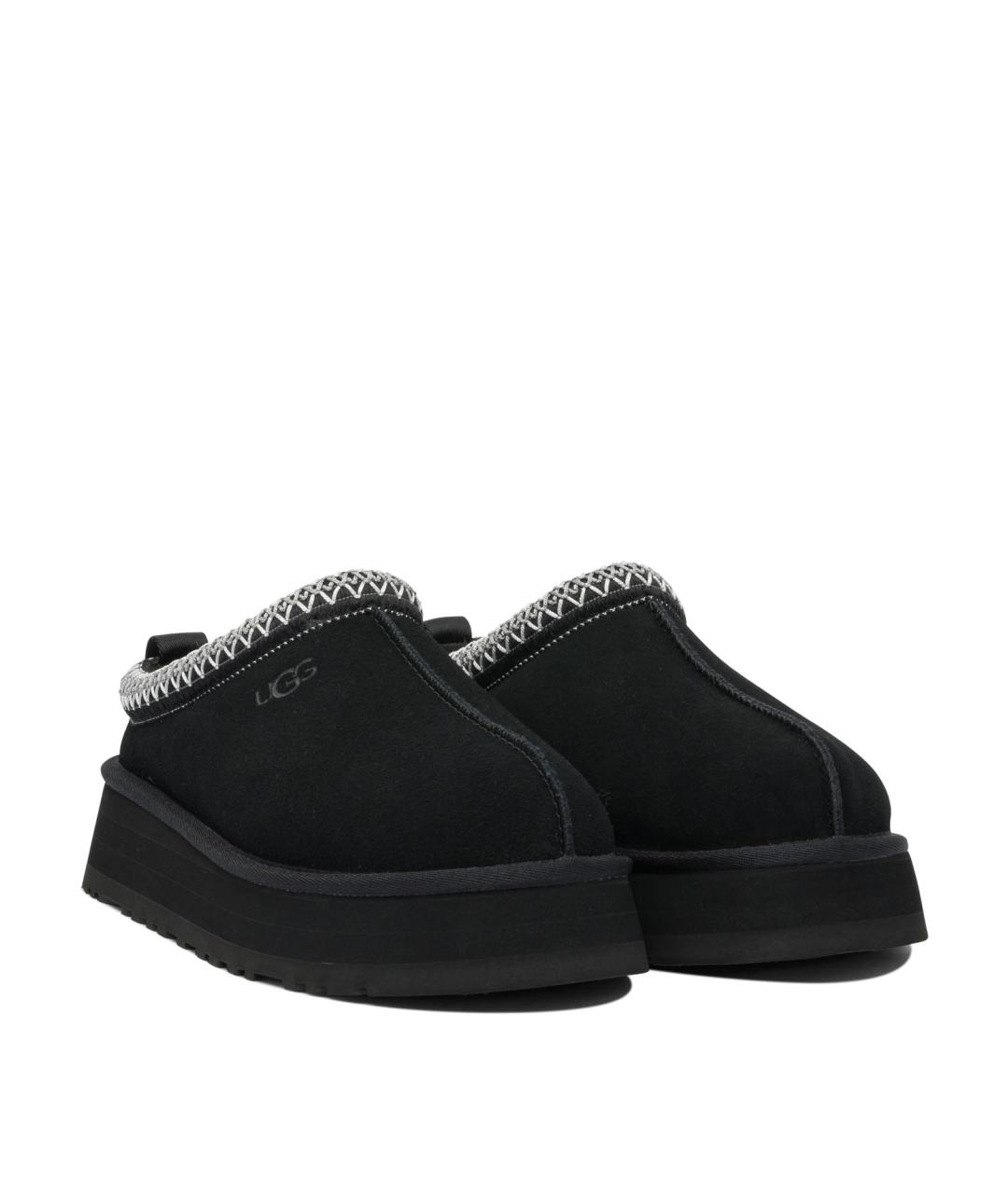 UGG AUSTRALIA Черные замшевые босоножки, фото 2