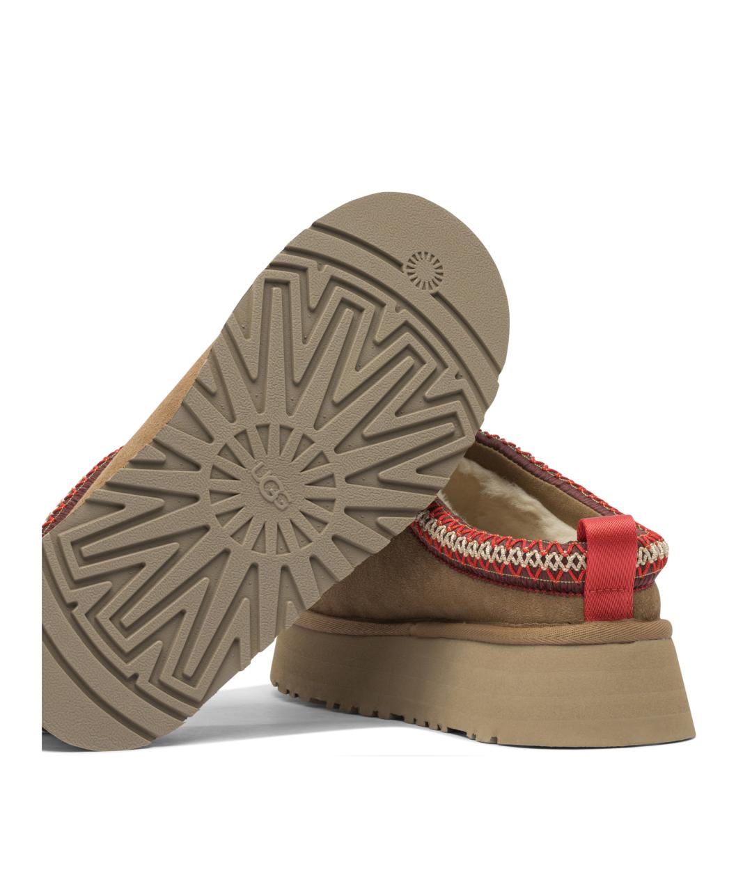 UGG AUSTRALIA Коричневые замшевые ботинки, фото 5