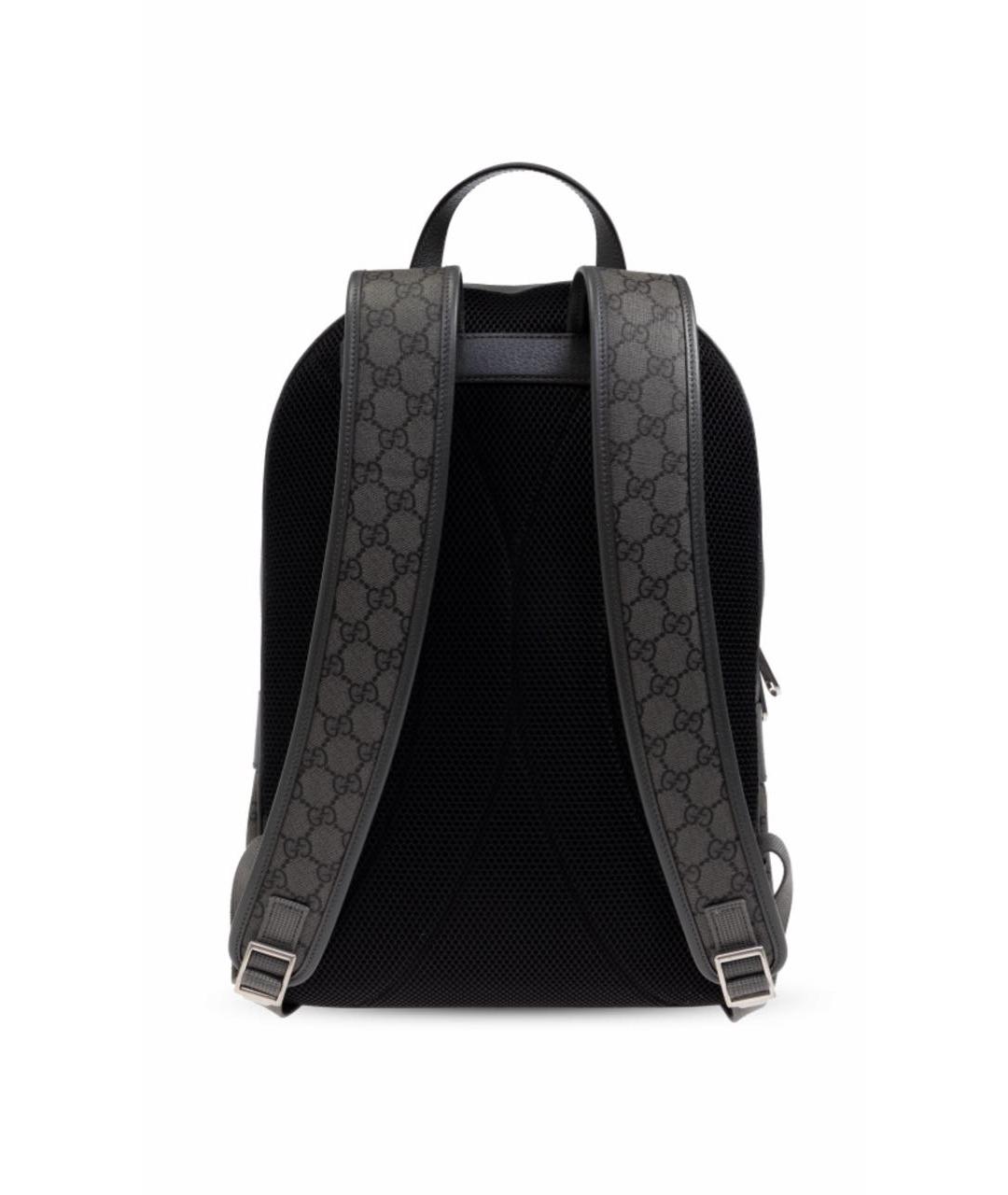 GUCCI Серый кожаный рюкзак, фото 5