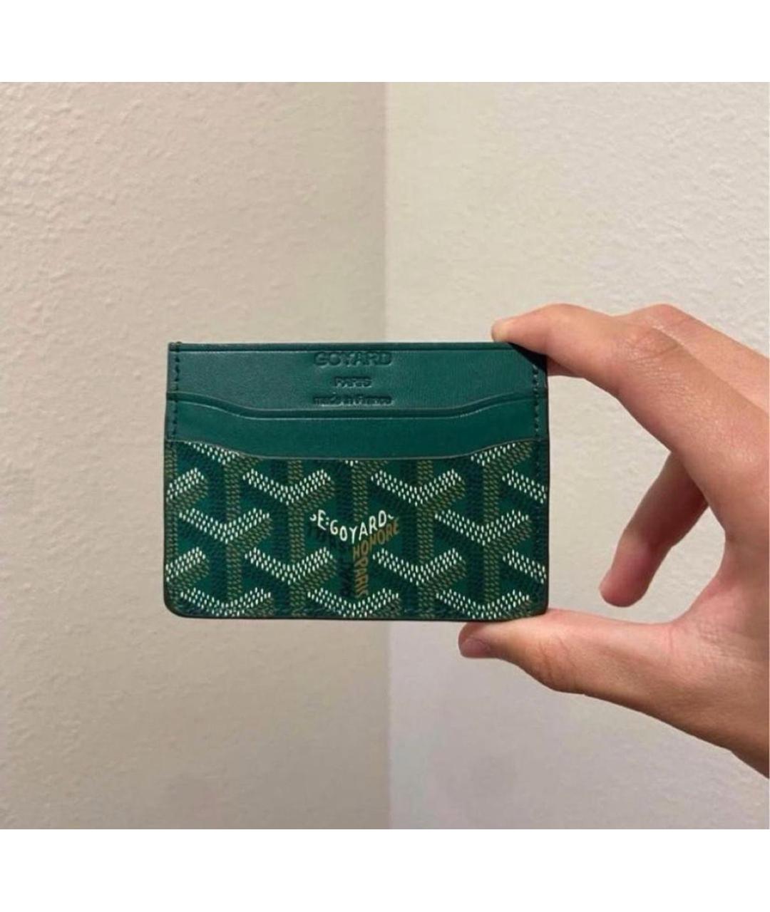 GOYARD Зеленый кардхолдер, фото 3