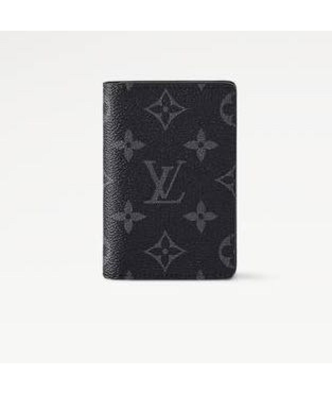 LOUIS VUITTON Черный кошелек, фото 7