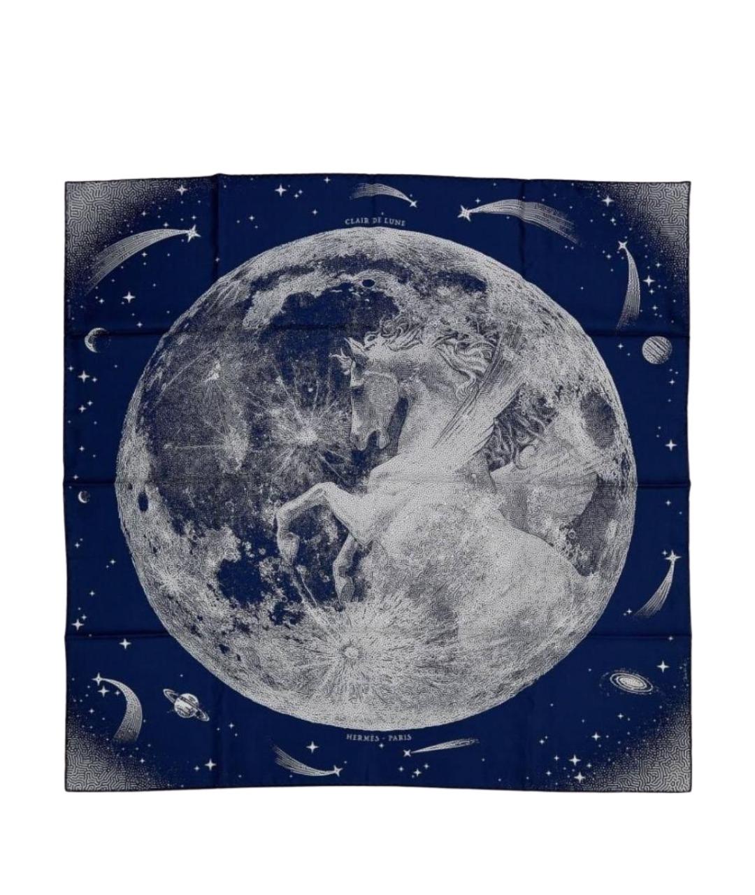 HERMES Мульти шелковый платок, фото 1