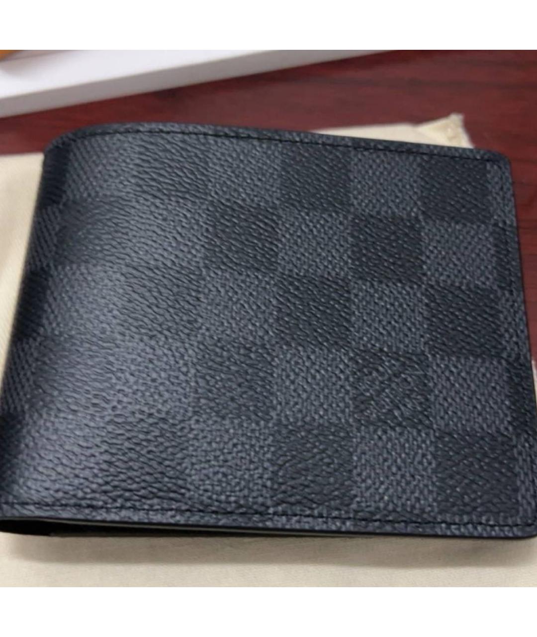 LOUIS VUITTON Серый кошелек, фото 7