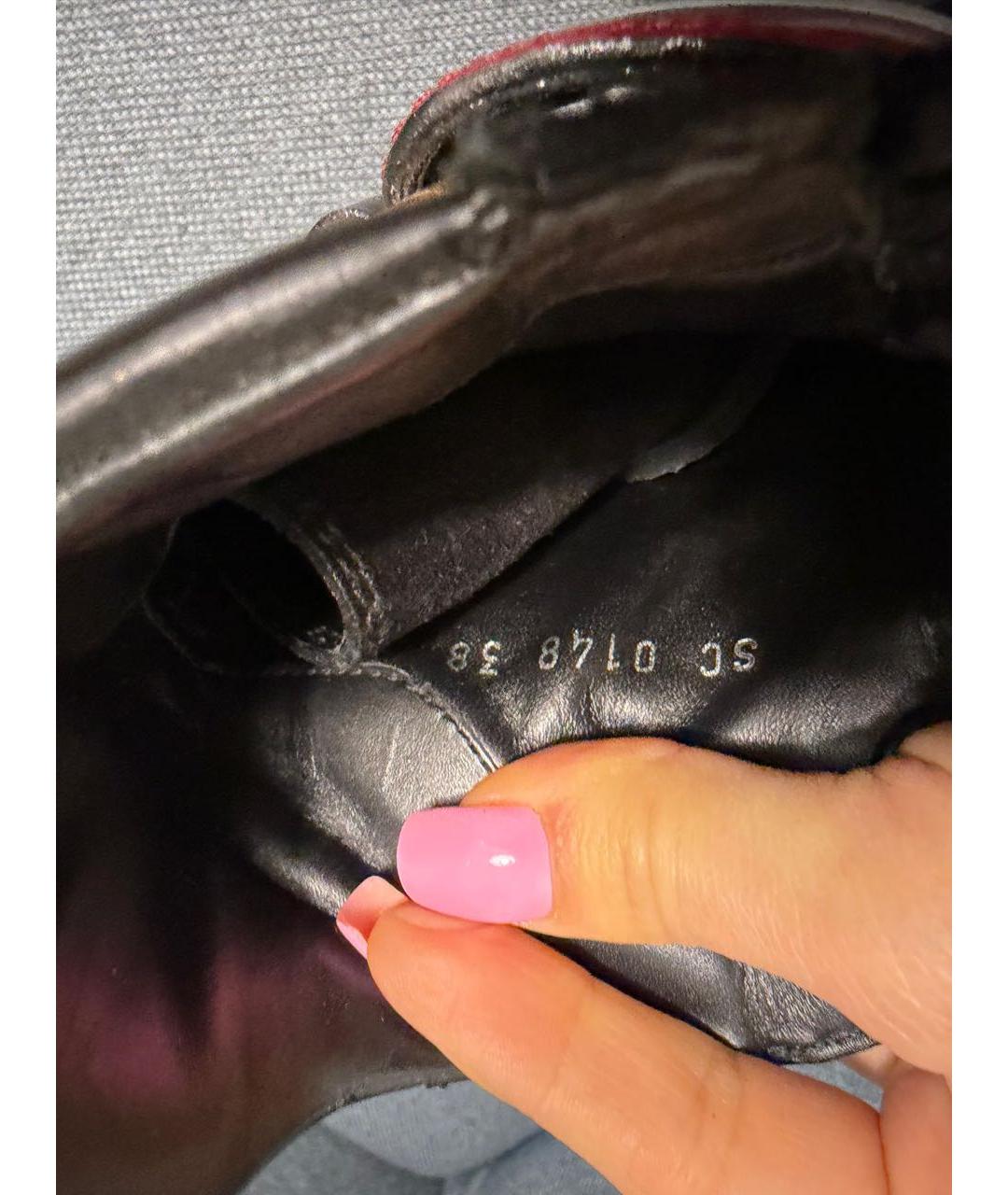 LOUIS VUITTON Черные замшевые ботинки, фото 6