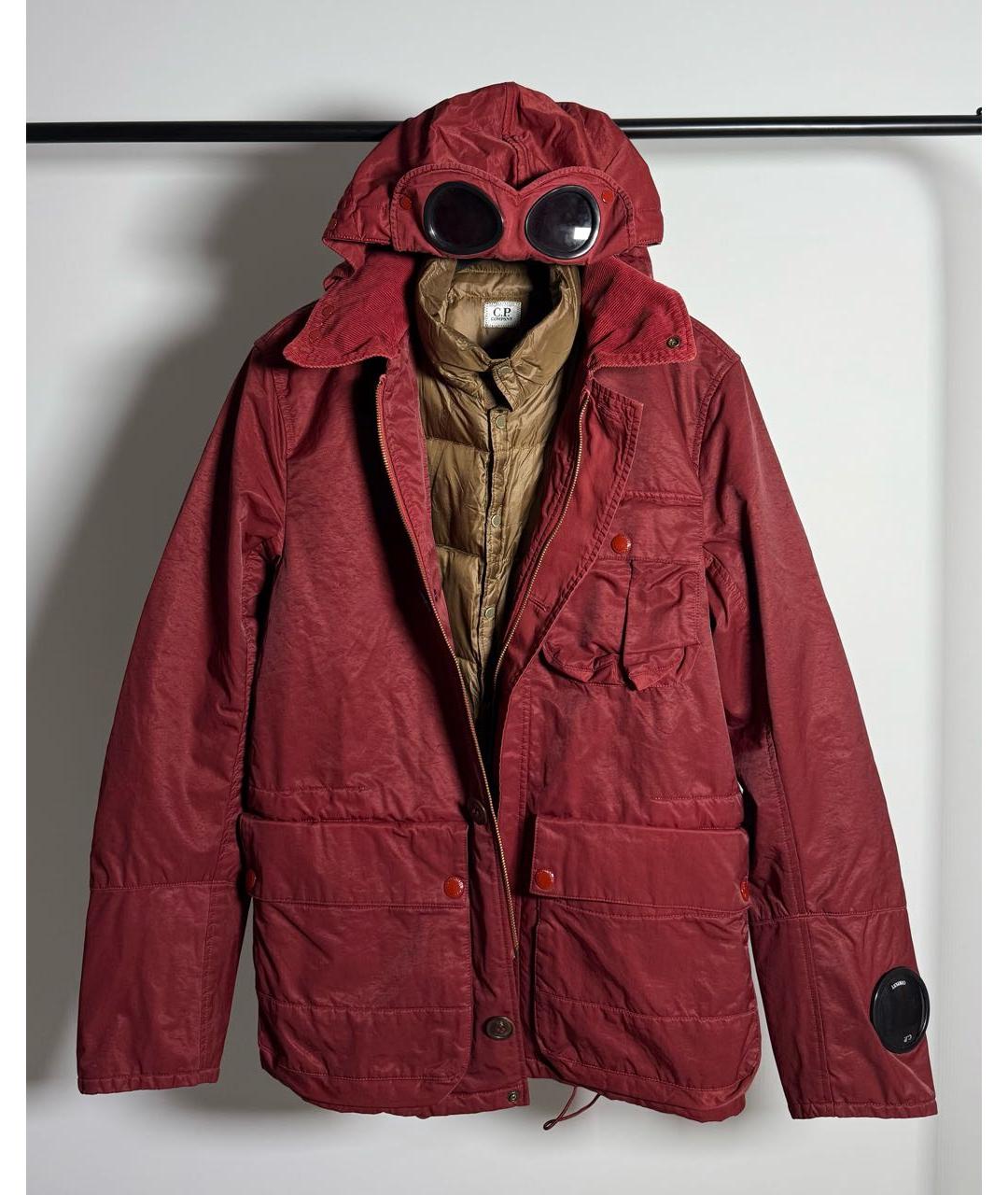 CP COMPANY Бордовая куртка, фото 2