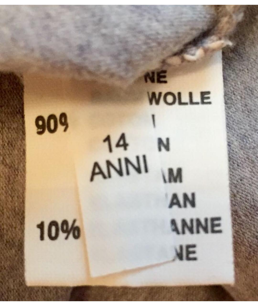 MISS BLUMARINE Серый хлопковый детская футболка / топ, фото 5