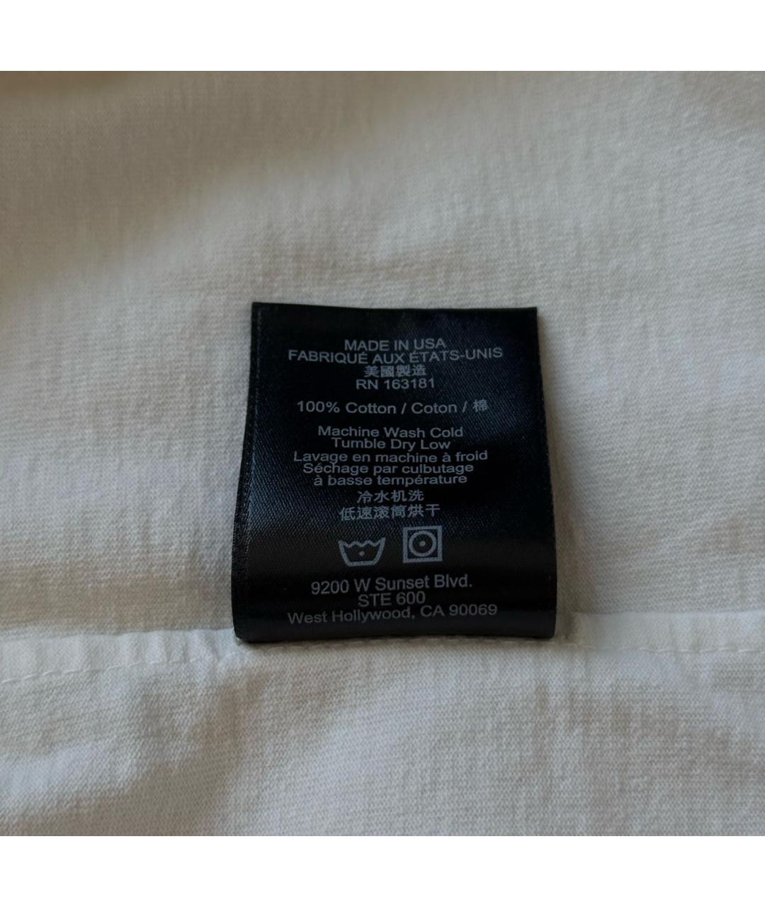 RHUDE Бежевая хлопковая футболка, фото 5