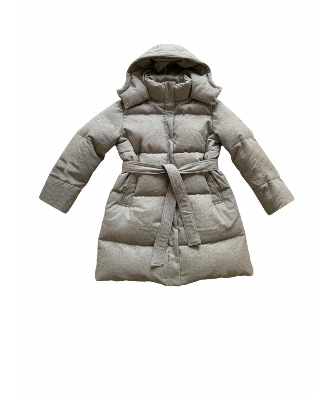 JOSEPH Серый кашемировый пуховик, фото 1