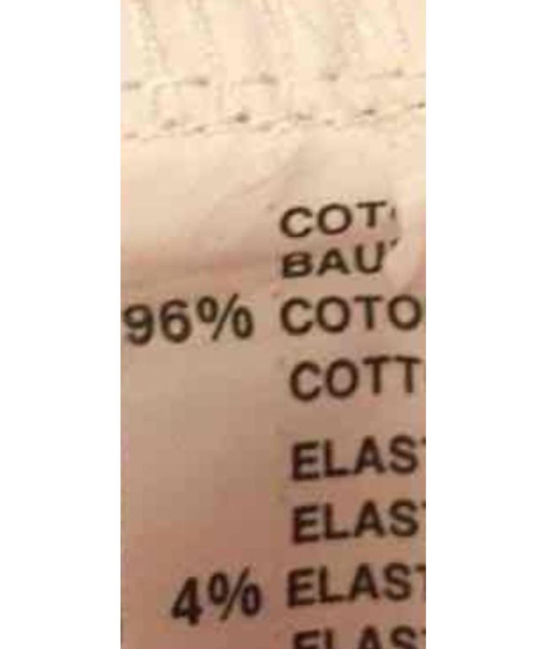 MISS BLUMARINE Мульти хлопковые детские джинсы, фото 7