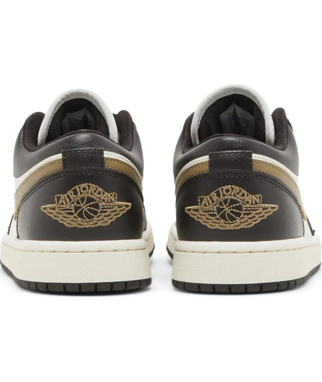 JORDAN Коричневые кожаные кроссовки, фото 3