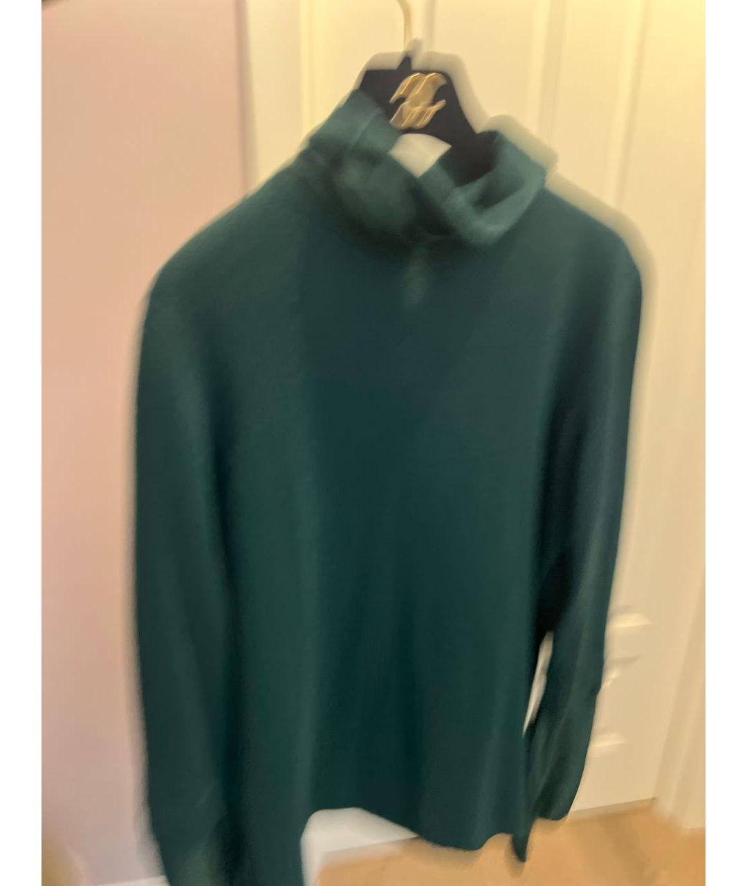 BRUNELLO CUCINELLI Зеленый кашемировый джемпер / свитер, фото 1