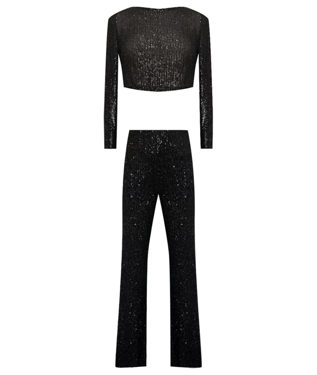 PERVERT Черный вискозный костюм с брюками, фото 1