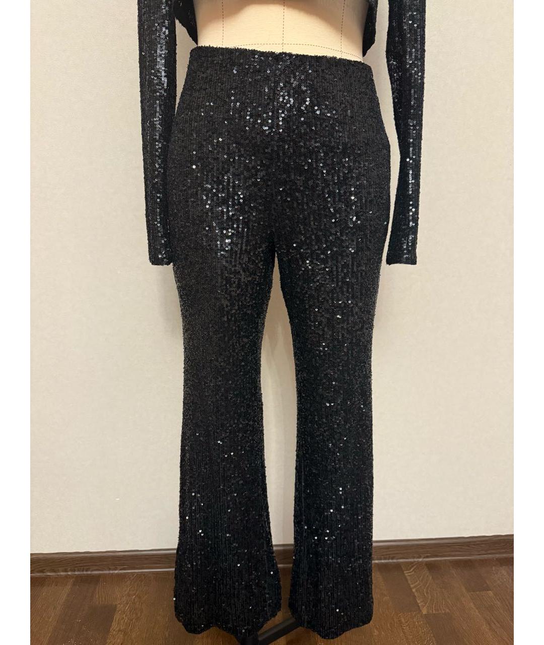 PERVERT Черный вискозный костюм с брюками, фото 2