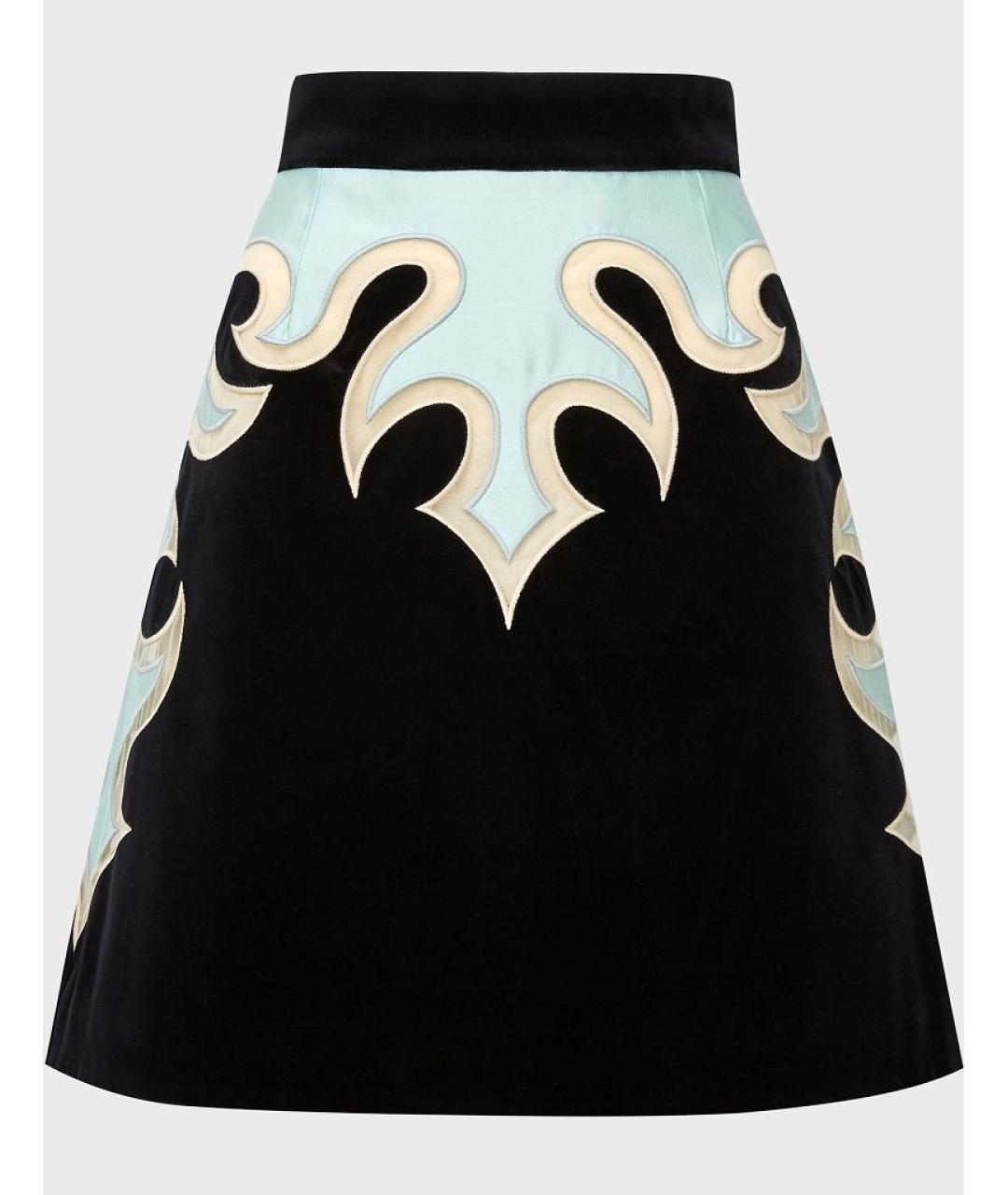 ZIMMERMANN Черная шелковая юбка мини, фото 5
