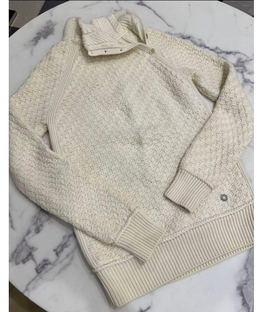 LORO PIANA Бежевый кашемировый джемпер / свитер, фото 9