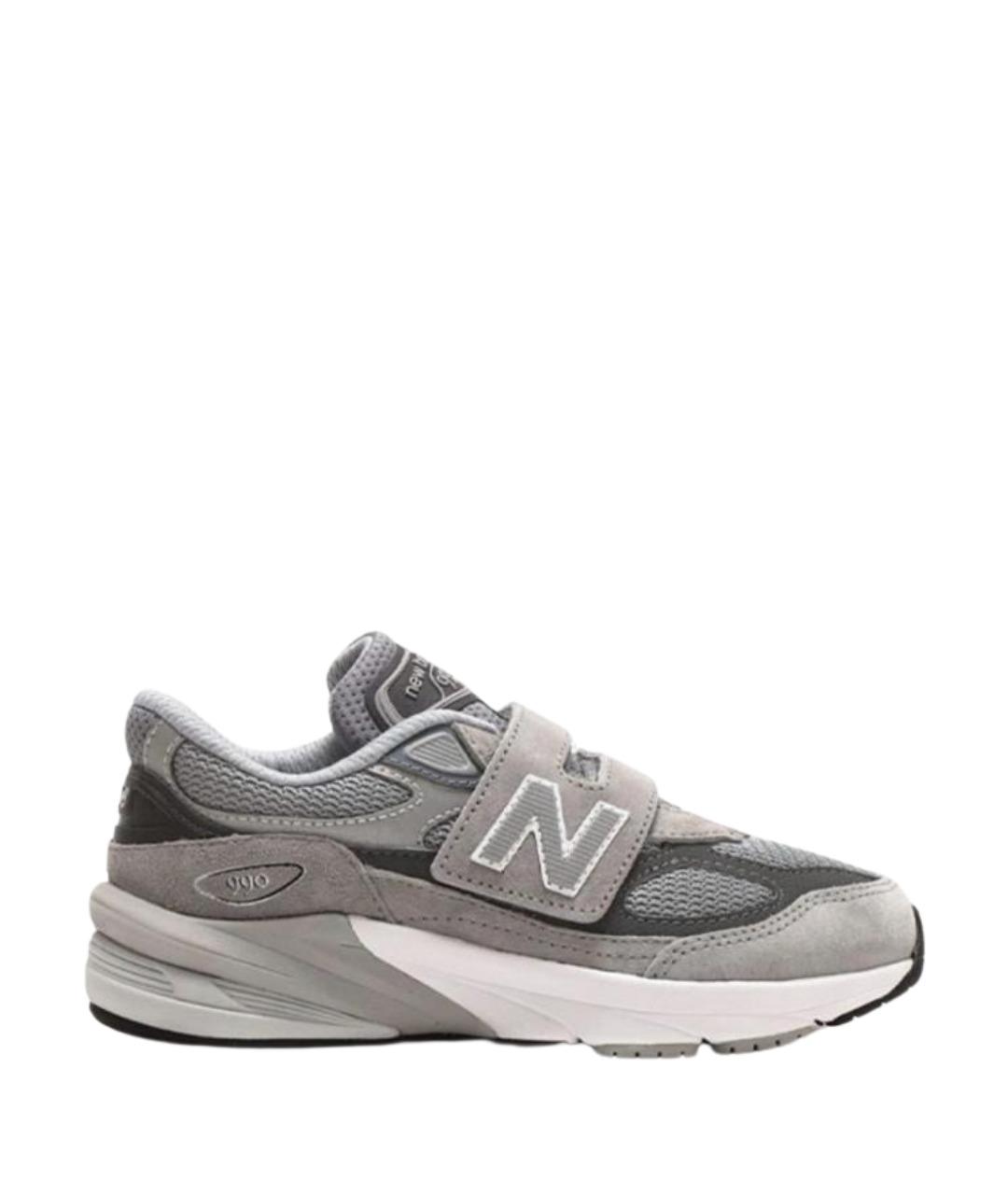 NEW BALANCE Серые замшевые кеды, фото 1