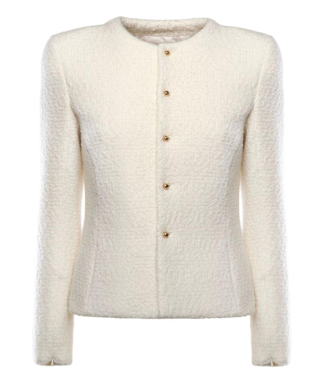 CELINE Белый кашемировый жакет/пиджак, фото 1