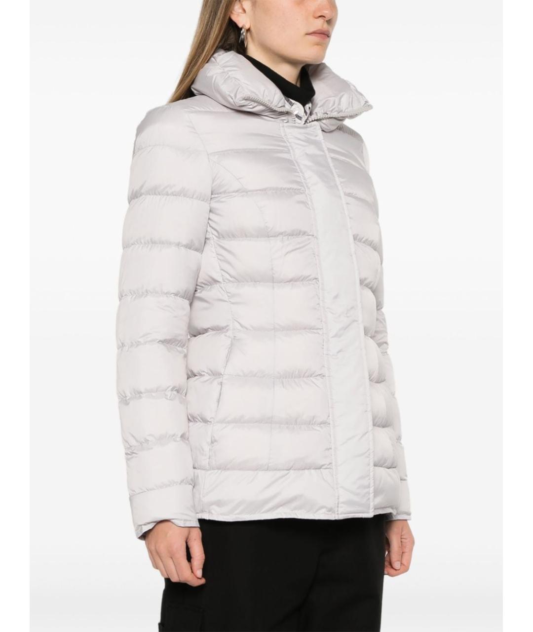 PEUTEREY Серая полиэстеровая куртка, фото 3