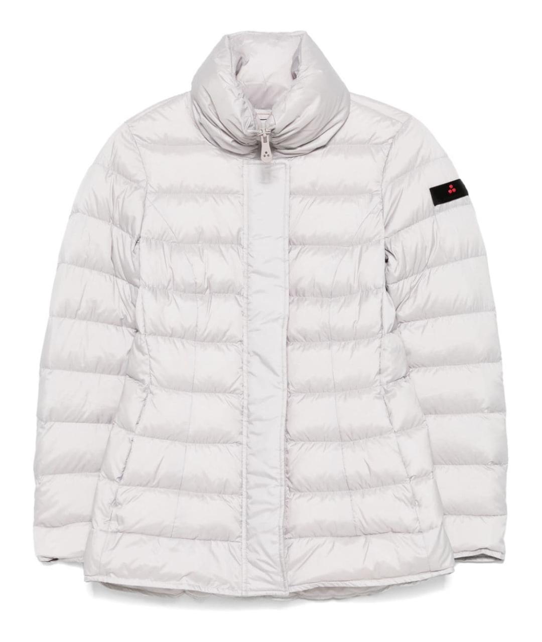 PEUTEREY Серая полиэстеровая куртка, фото 1