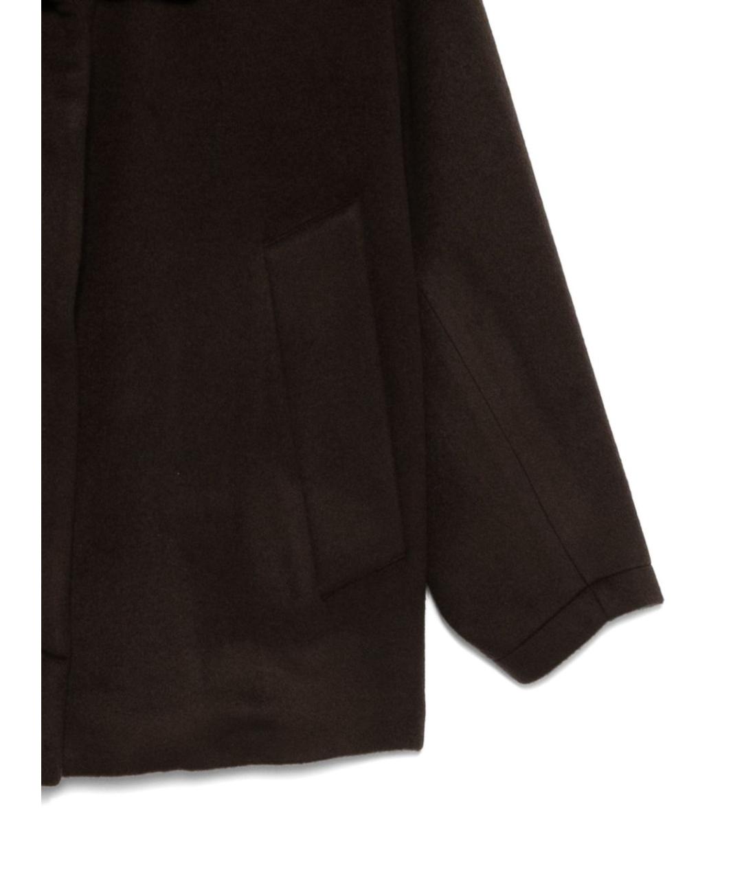 ALYSI Коричневая шерстяная куртка, фото 2