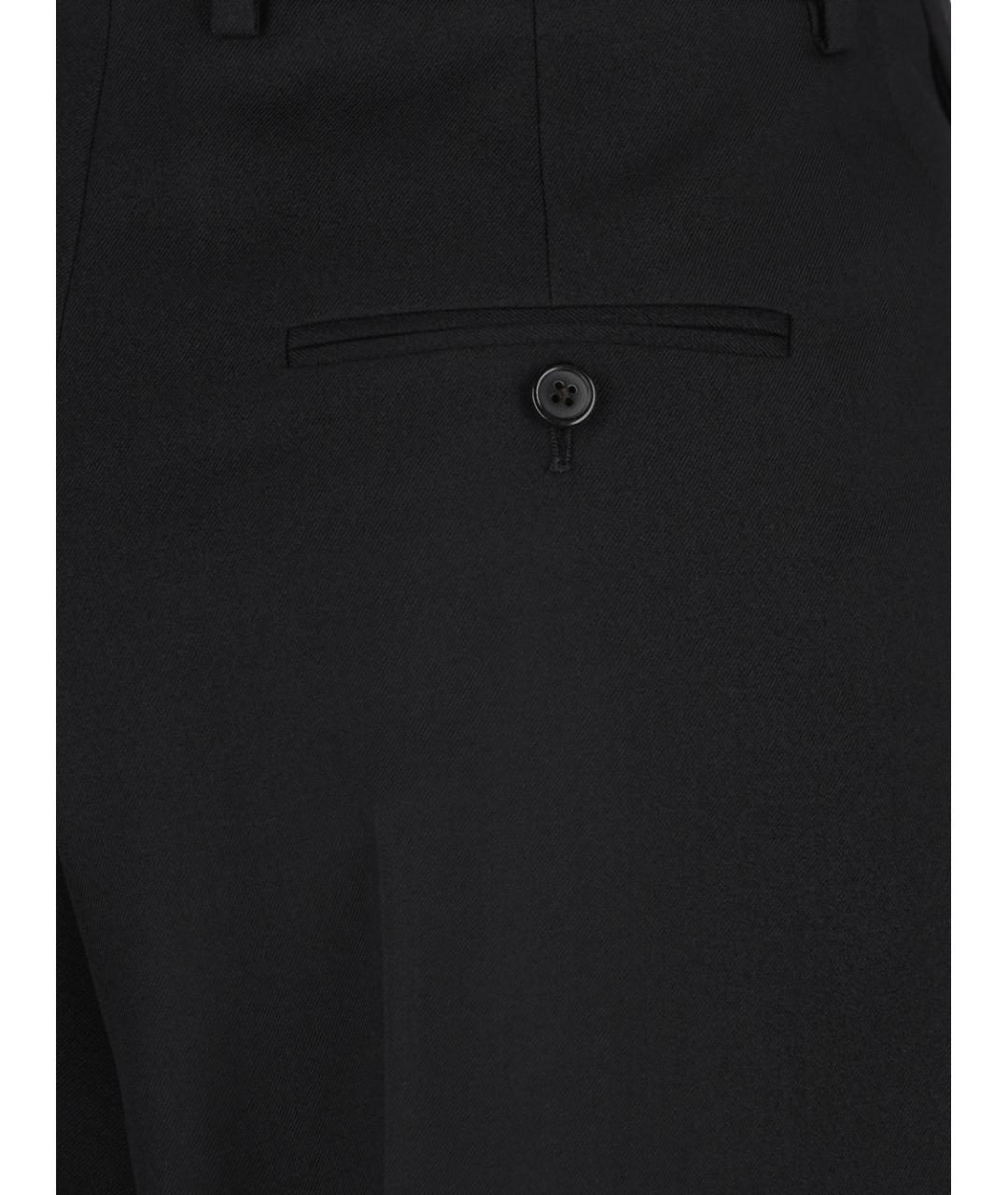 CELINE Черные шерстяные брюки широкие, фото 2