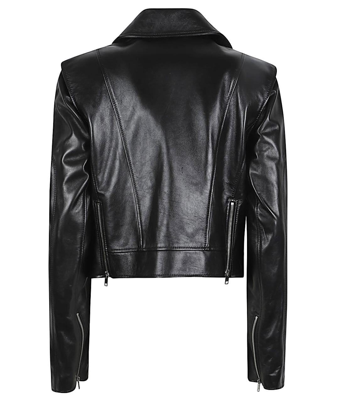 CELINE Черная кожаная куртка, фото 2