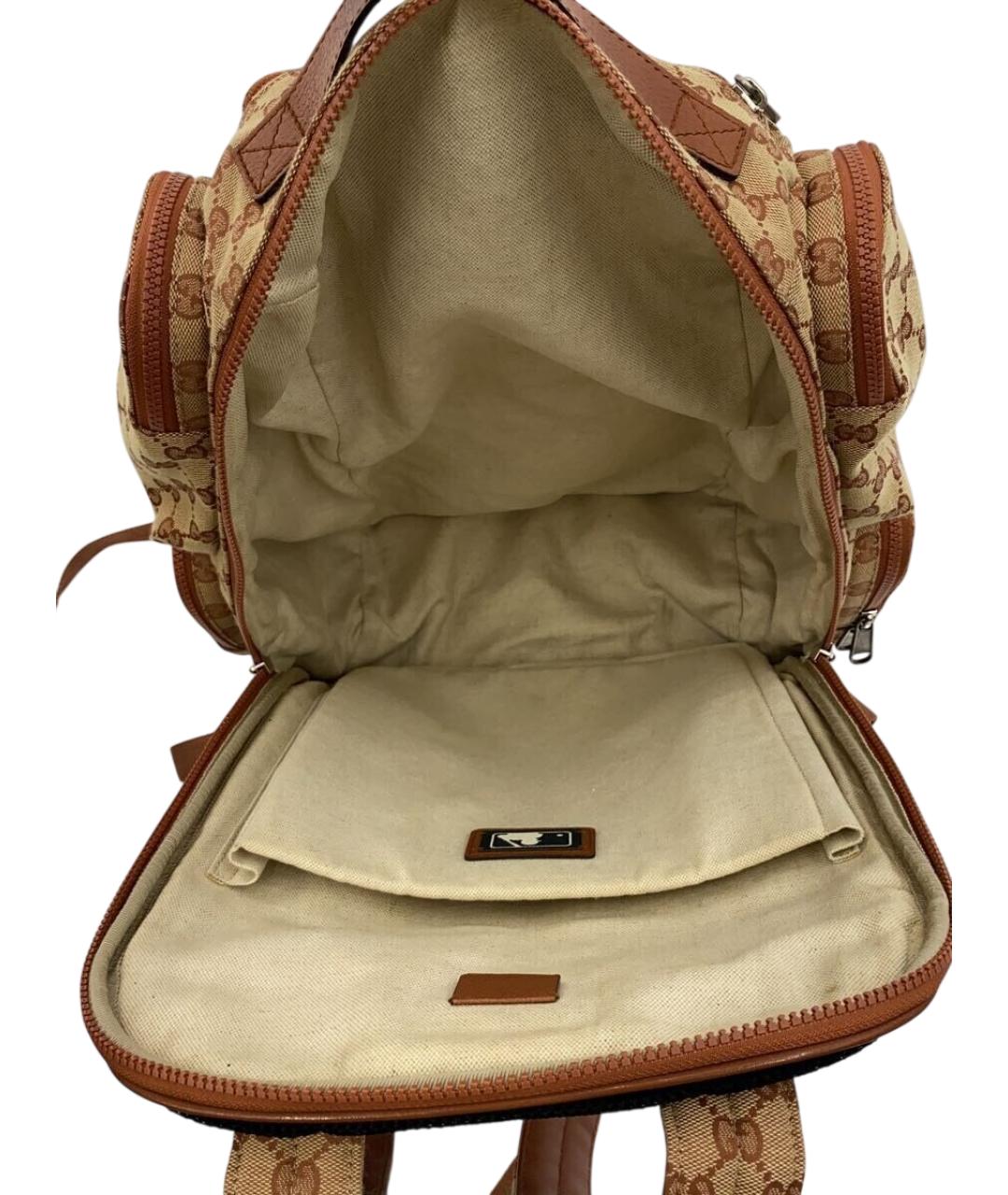 GUCCI Бежевый рюкзак, фото 4