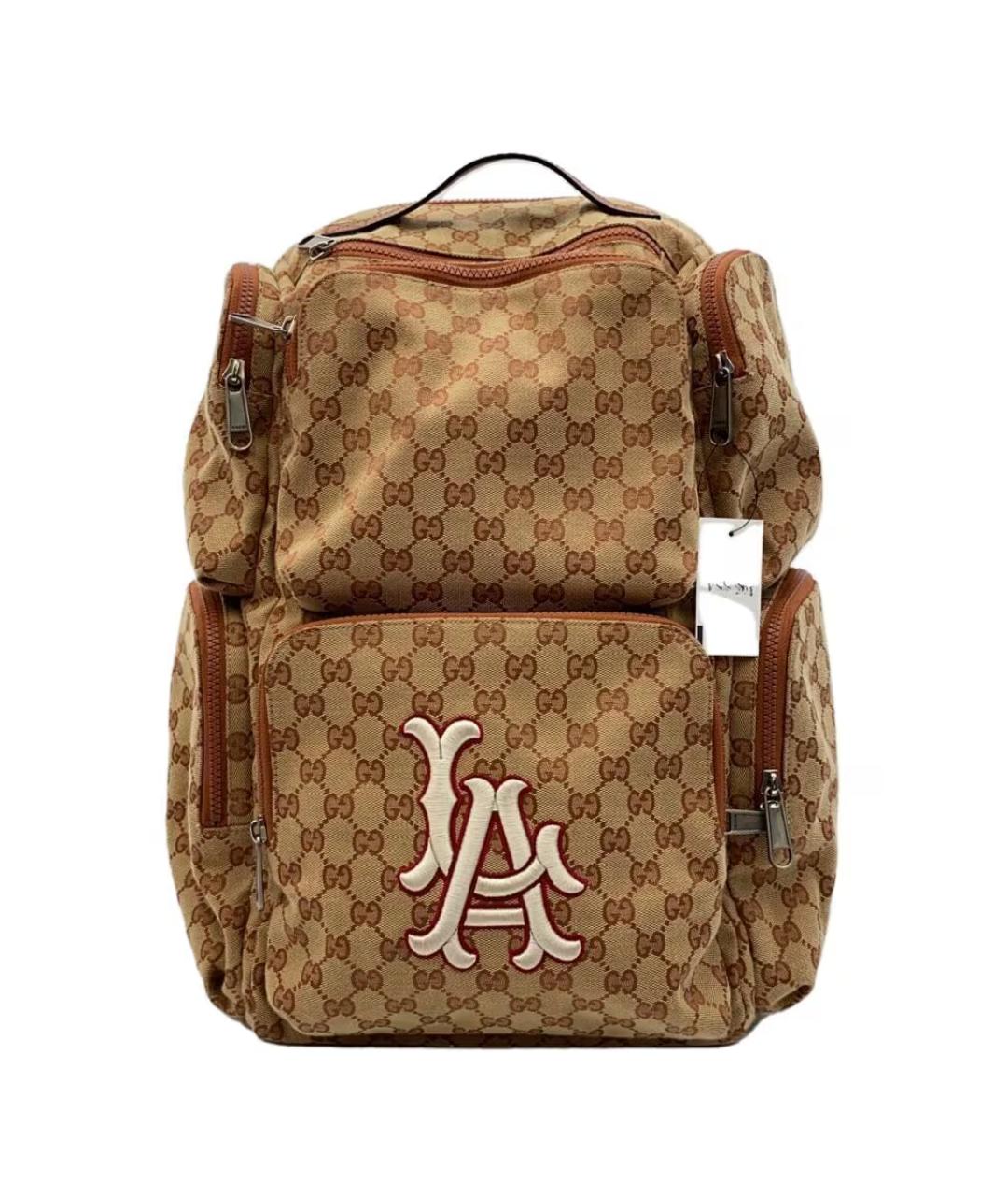 GUCCI Бежевый рюкзак, фото 6