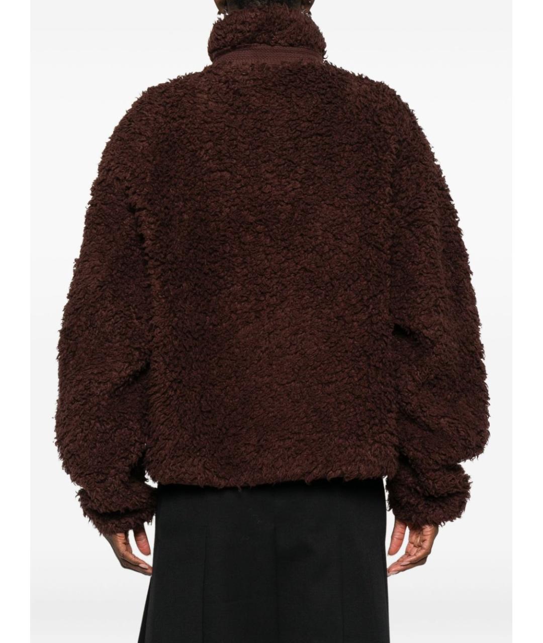 JIL SANDER Коричневая хлопковая куртка, фото 5