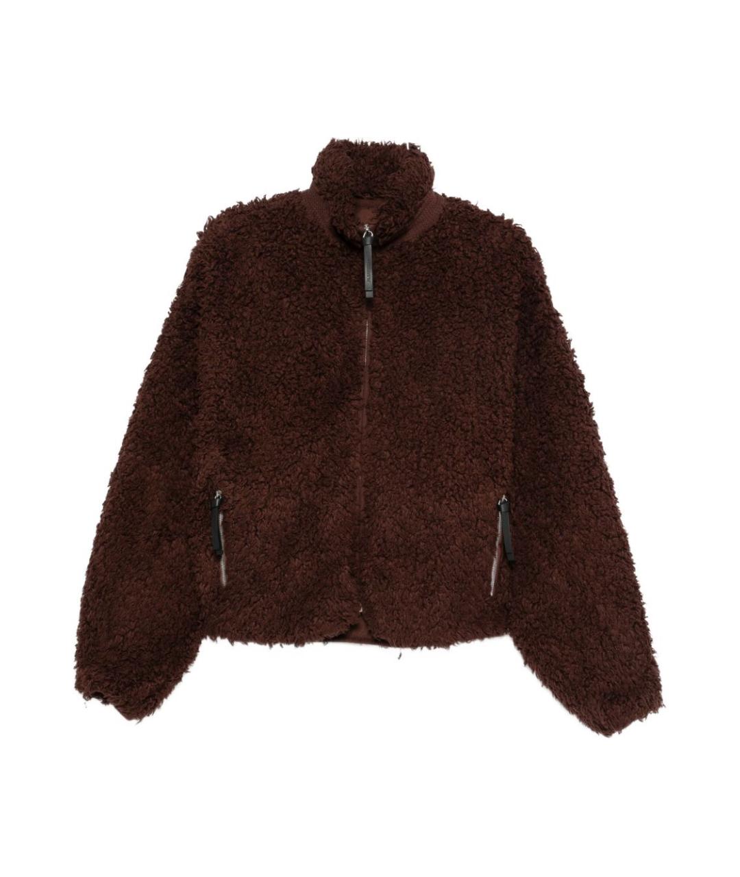 JIL SANDER Коричневая хлопковая куртка, фото 1