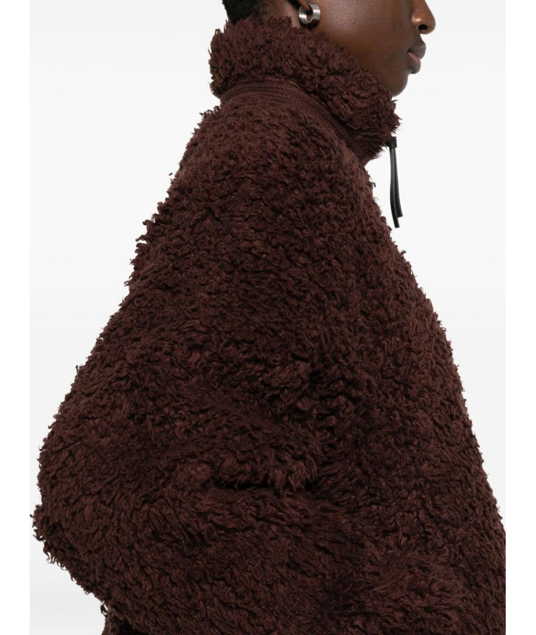 JIL SANDER Коричневая хлопковая куртка, фото 3