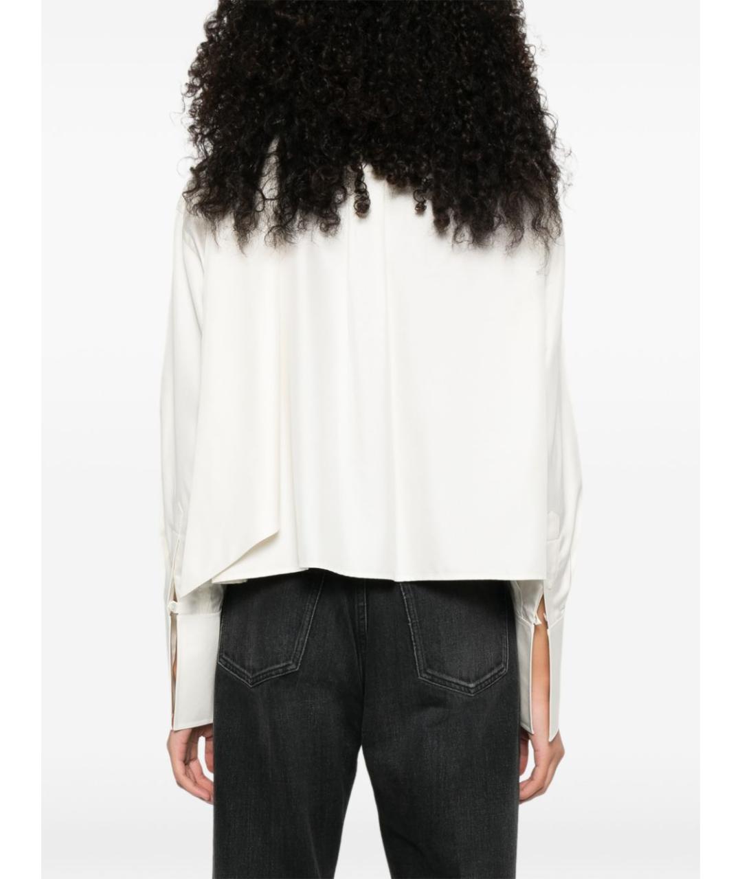 CELINE Белая шелковая рубашка, фото 5