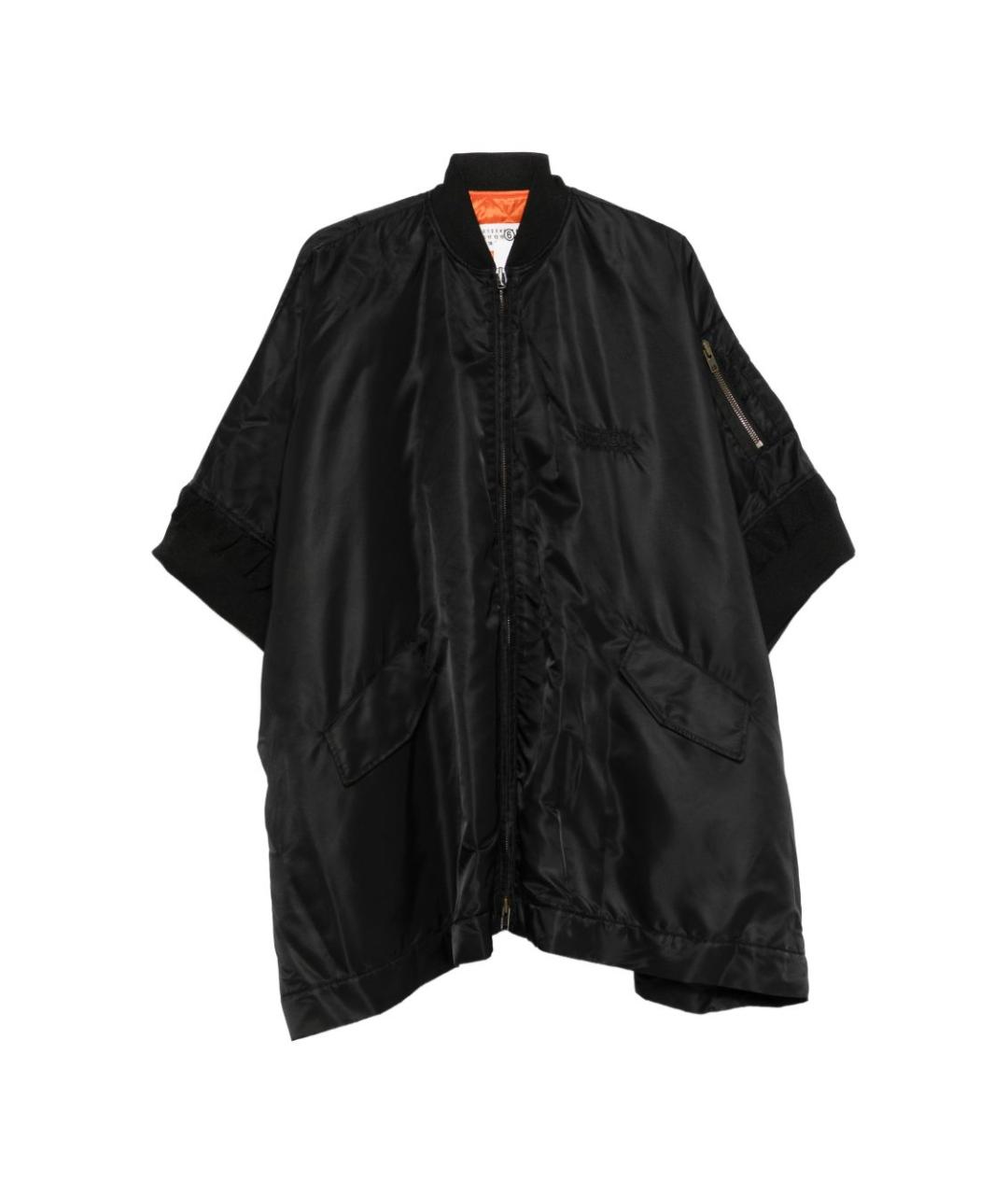 MM6 MAISON MARGIELA Черная синтетическая куртка, фото 1