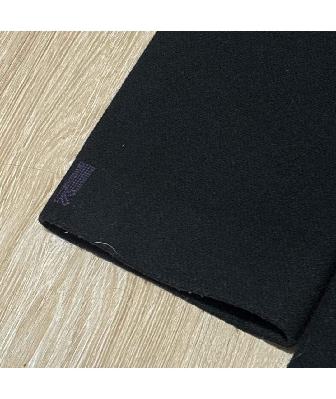 KENZO Черное шерстяное пальто, фото 5