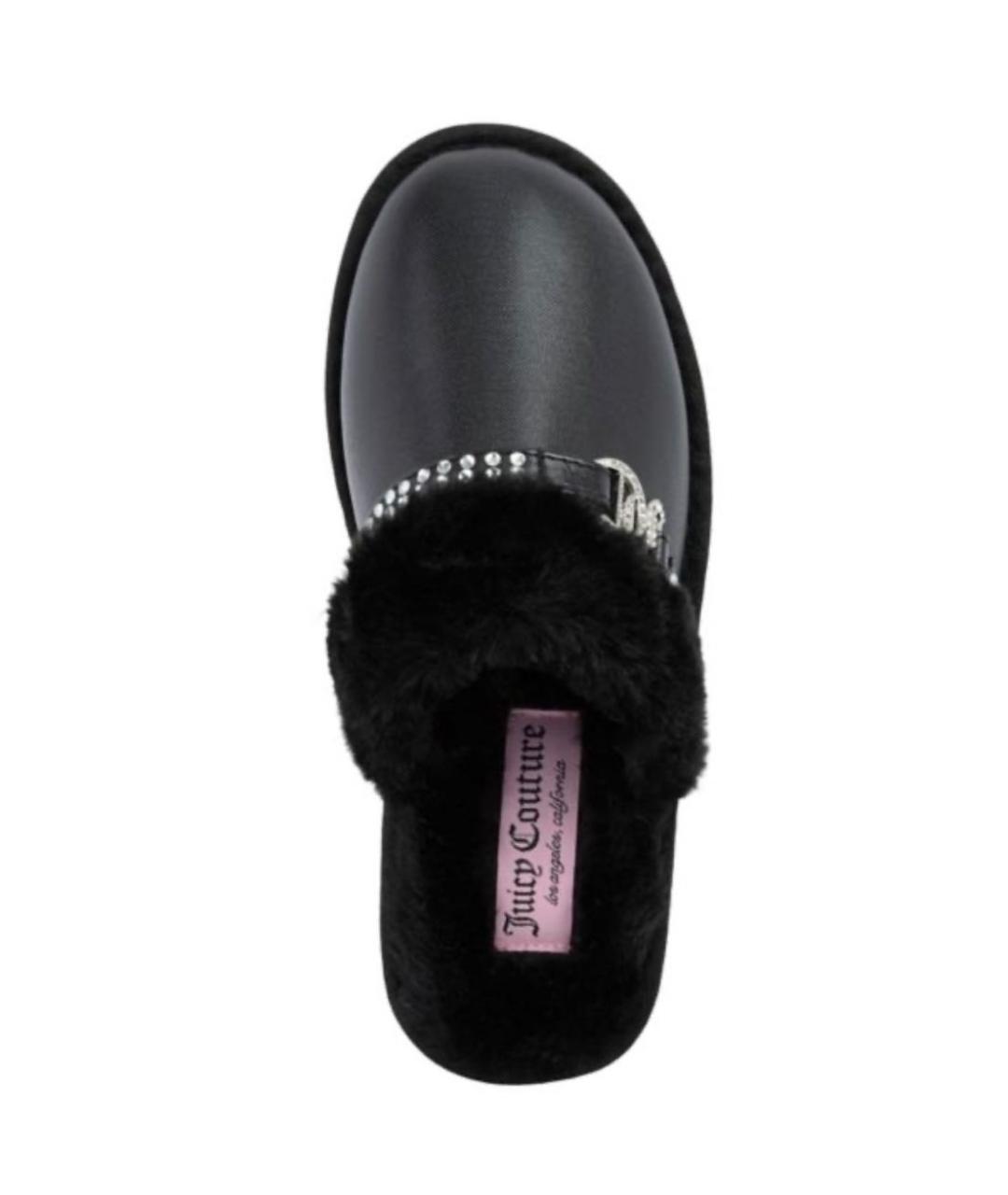 JUICY COUTURE Черные текстильные мюли, фото 8