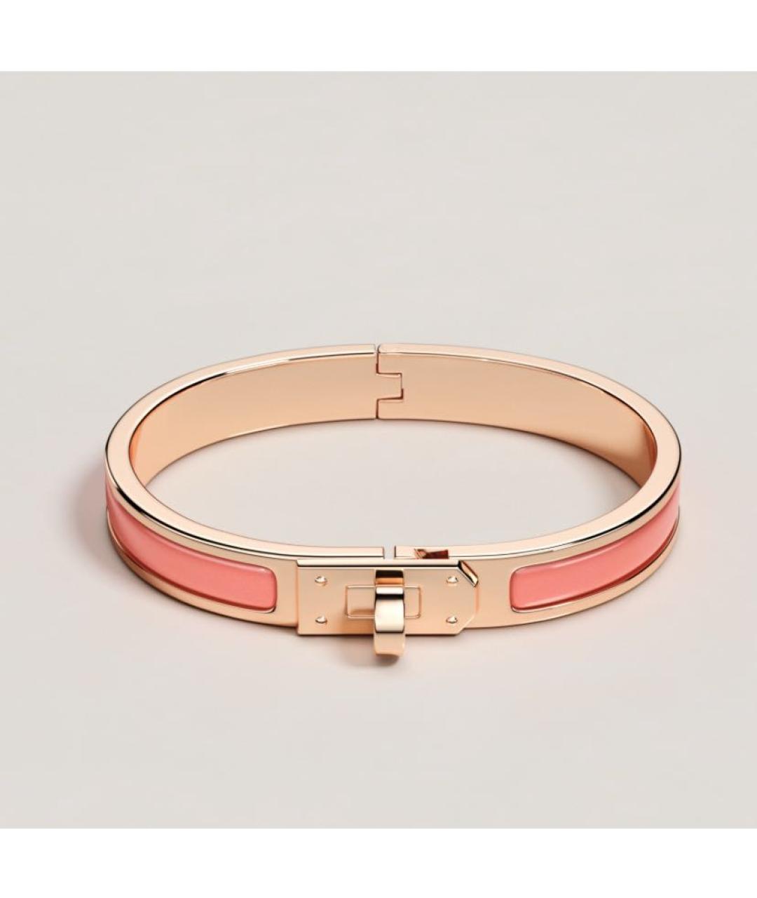 HERMES Коралловый серебряный браслет, фото 7