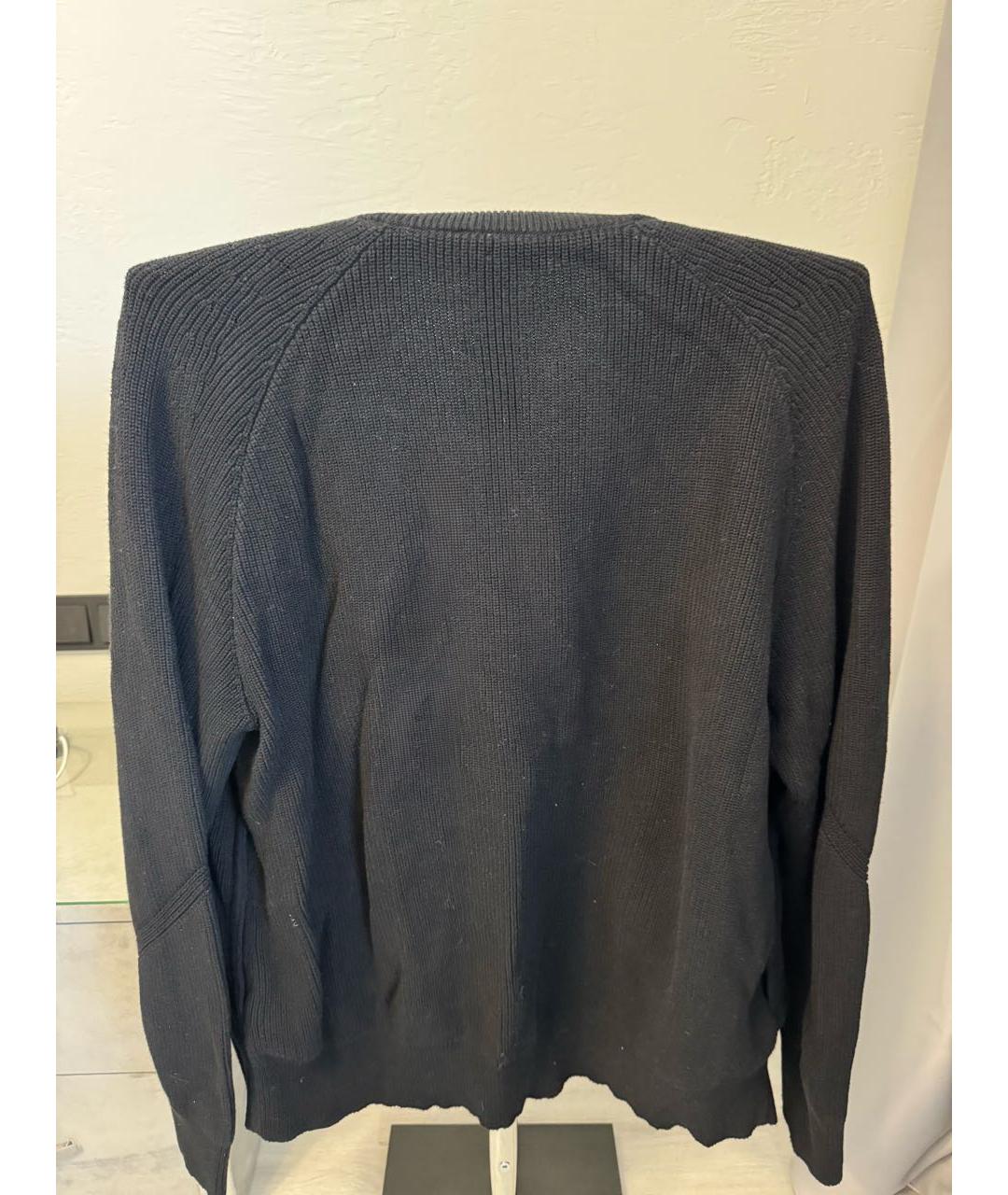 ZEGNA Черный хлопковый кардиган, фото 2