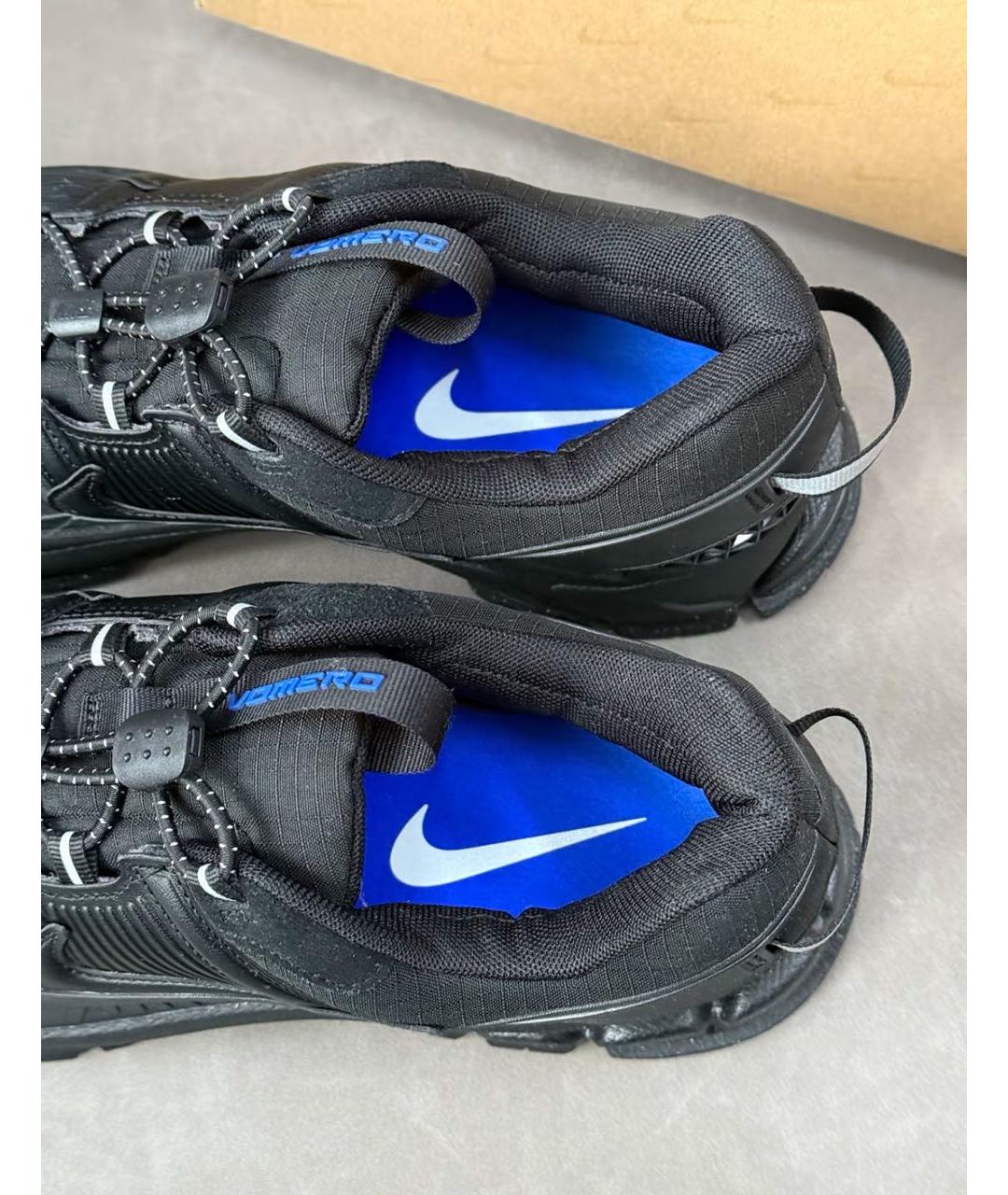 NIKE Черные текстильные низкие кроссовки / кеды, фото 6