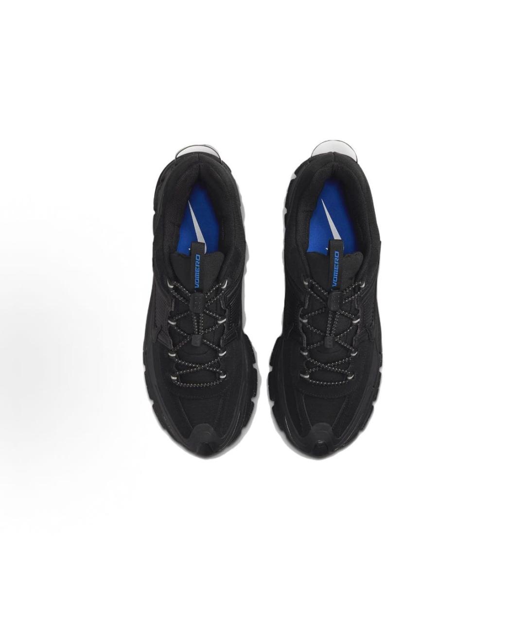 NIKE Черные текстильные низкие кроссовки / кеды, фото 2