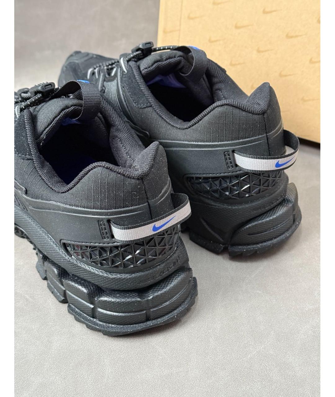 NIKE Черные текстильные низкие кроссовки / кеды, фото 7