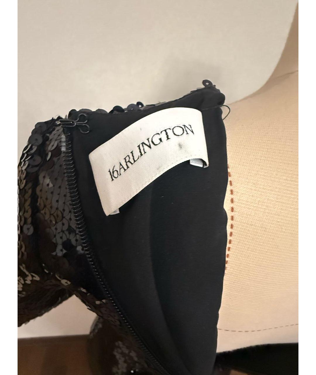 16ARLINGTON Черное коктейльное платье, фото 3