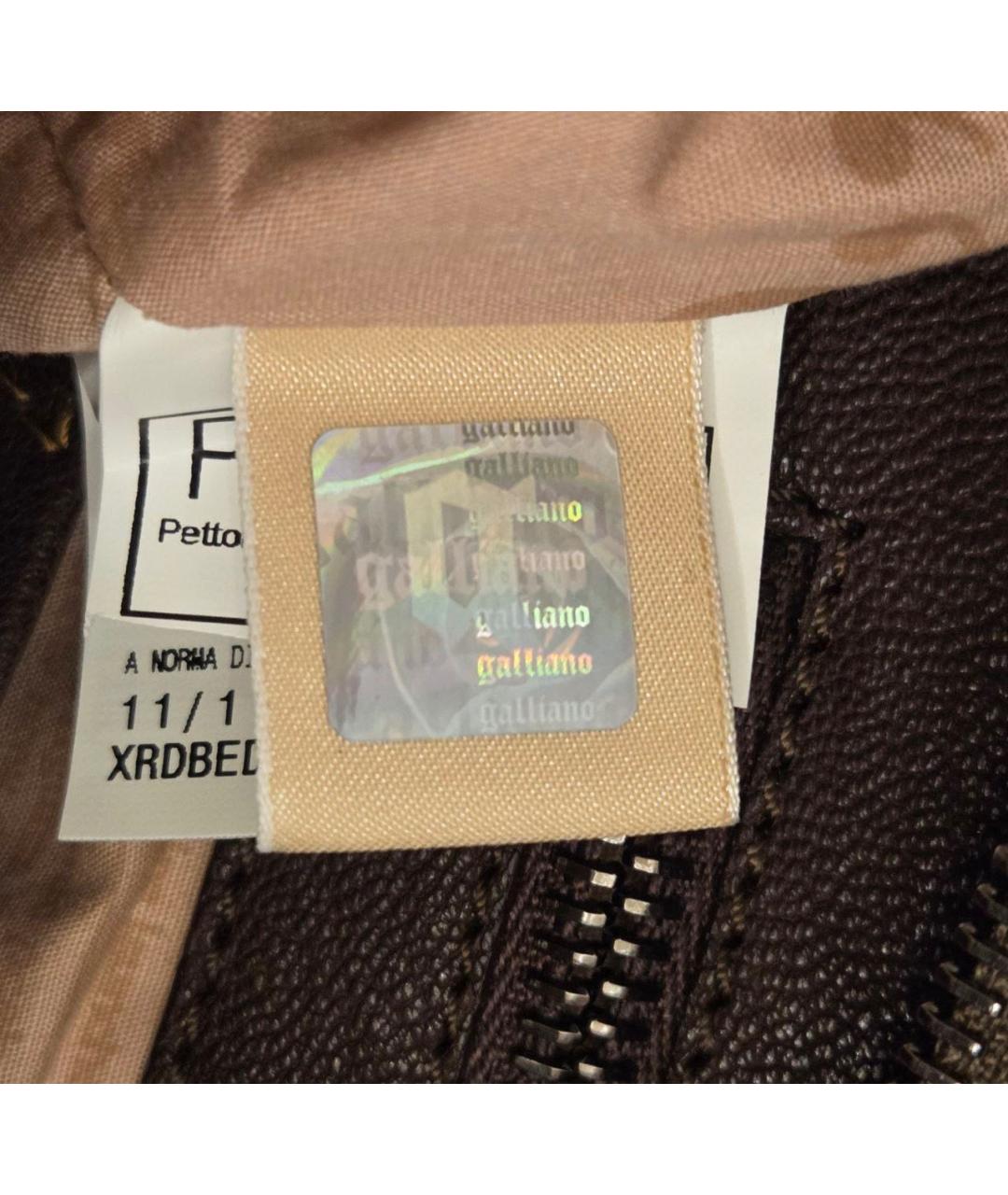 JOHN GALLIANO Бежевая сумка тоут, фото 8