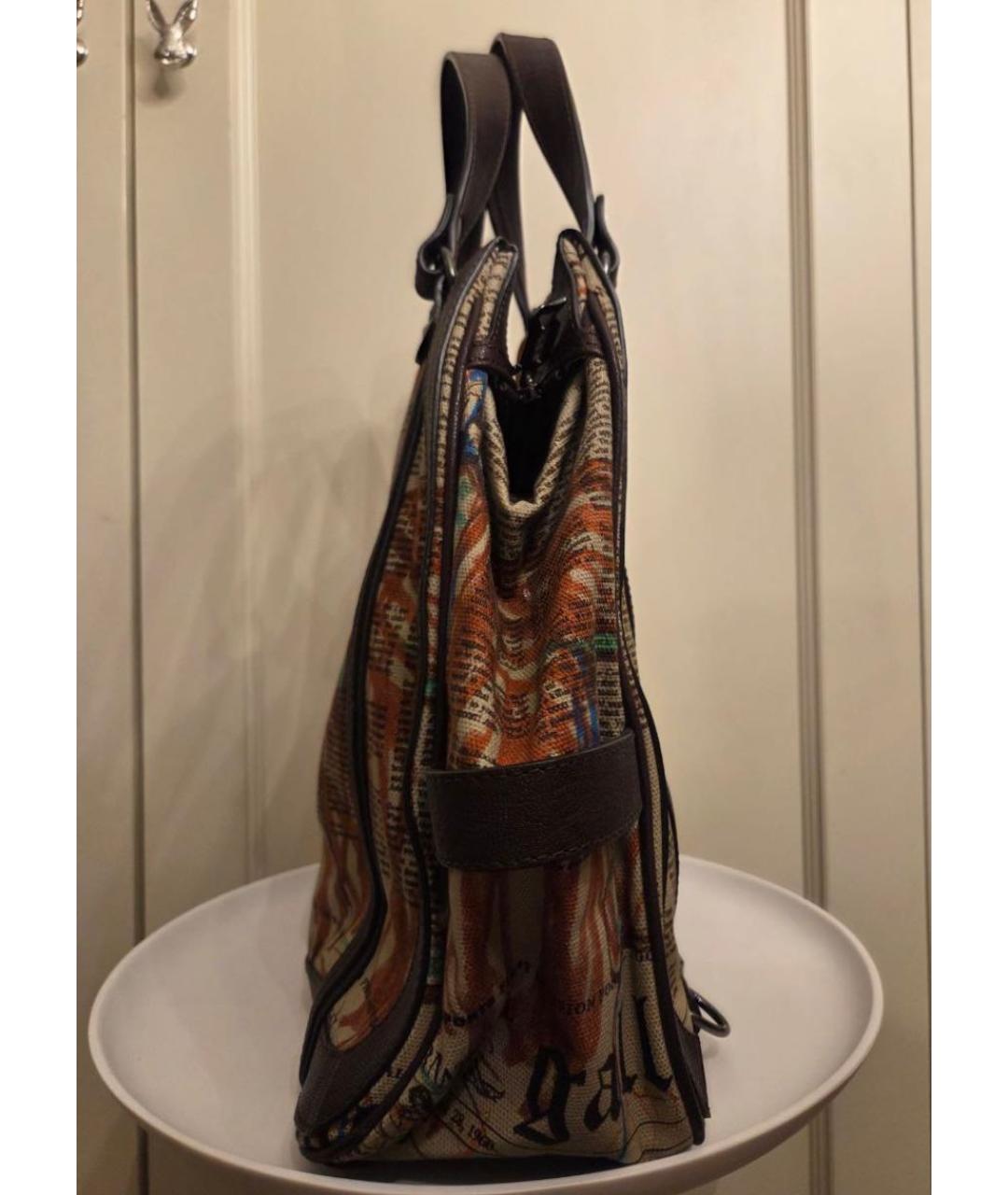 JOHN GALLIANO Бежевая сумка тоут, фото 2