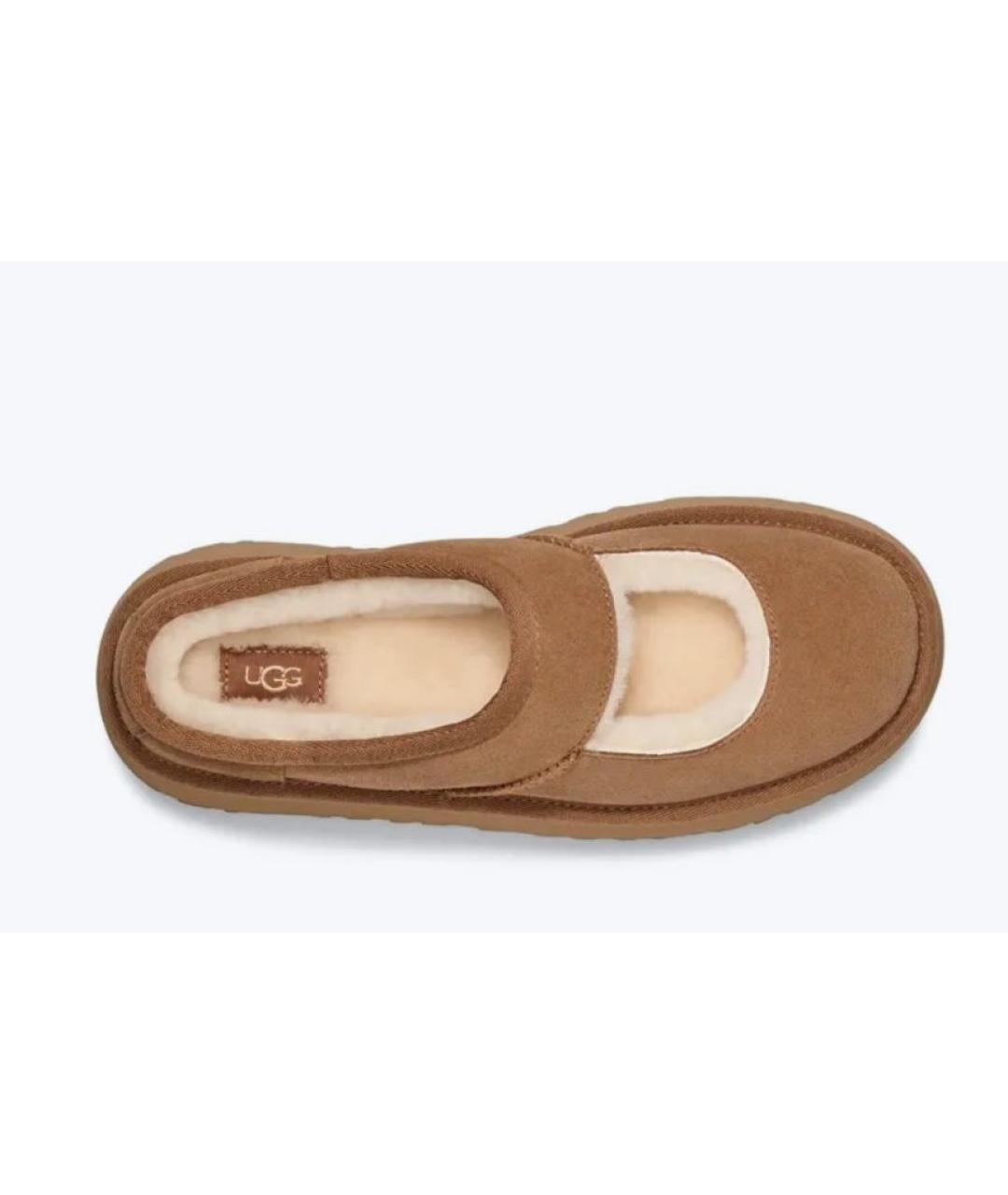 UGG AUSTRALIA Коричневые замшевые мюли, фото 5