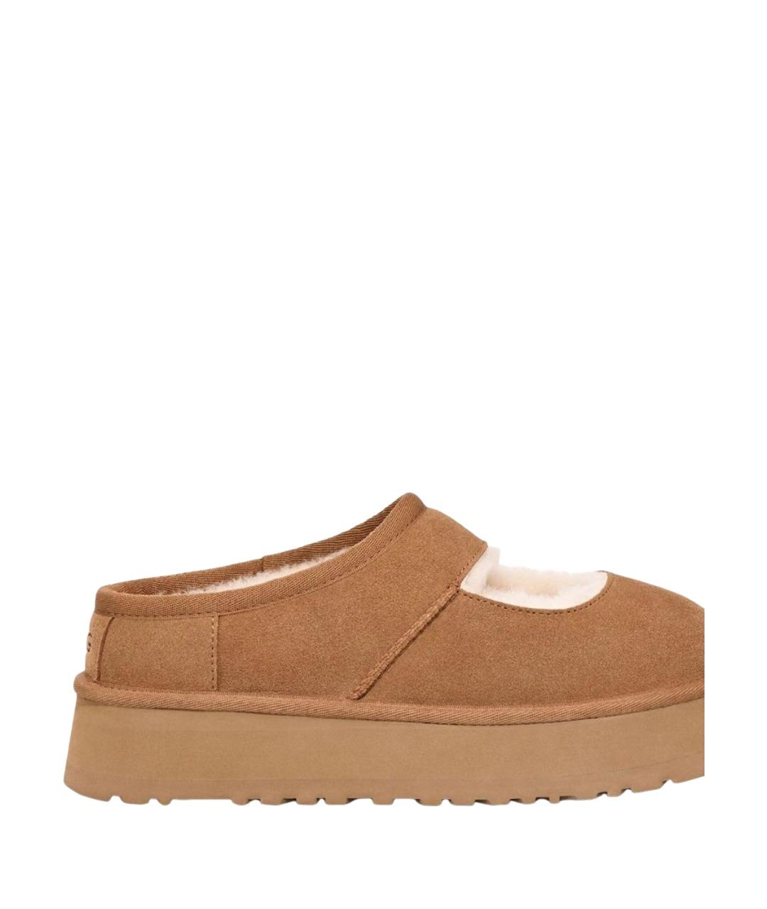 UGG AUSTRALIA Коричневые замшевые мюли, фото 1