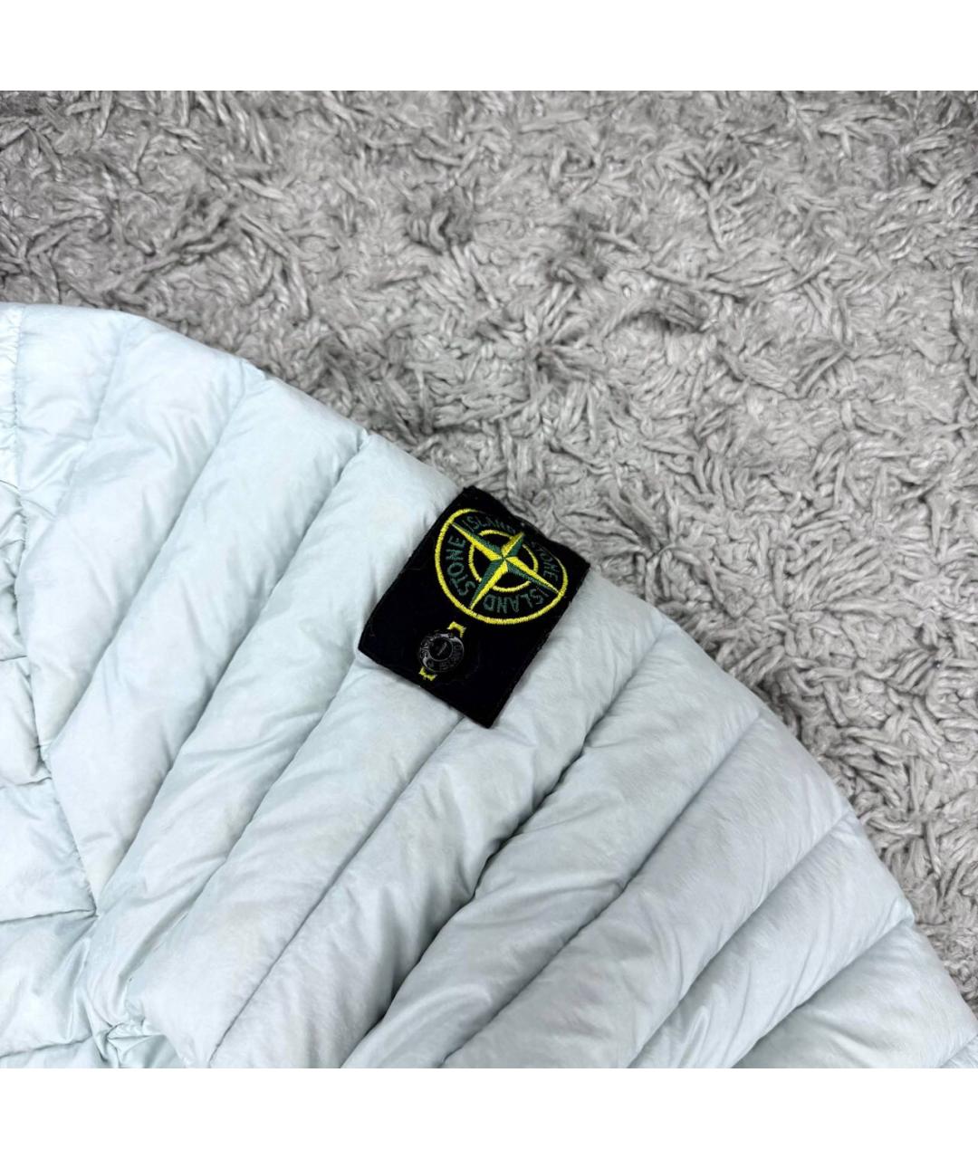 STONE ISLAND Белая полиэстеровая куртка, фото 2