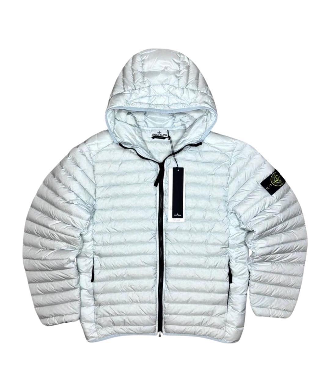 STONE ISLAND Белая полиэстеровая куртка, фото 1