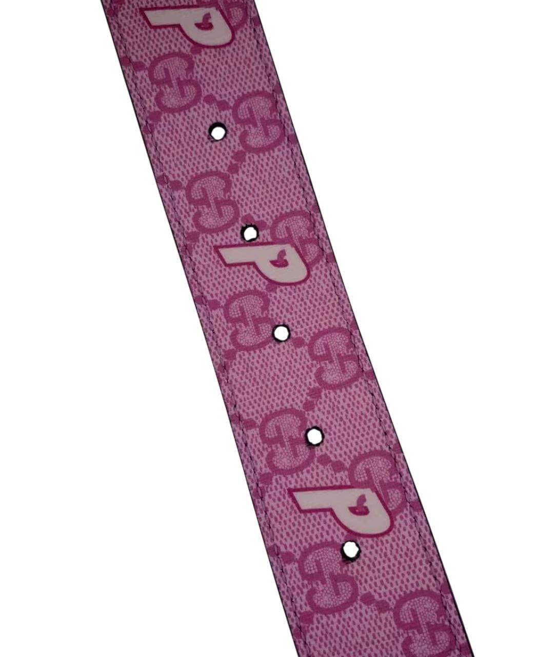 GUCCI Розовый ремень, фото 3
