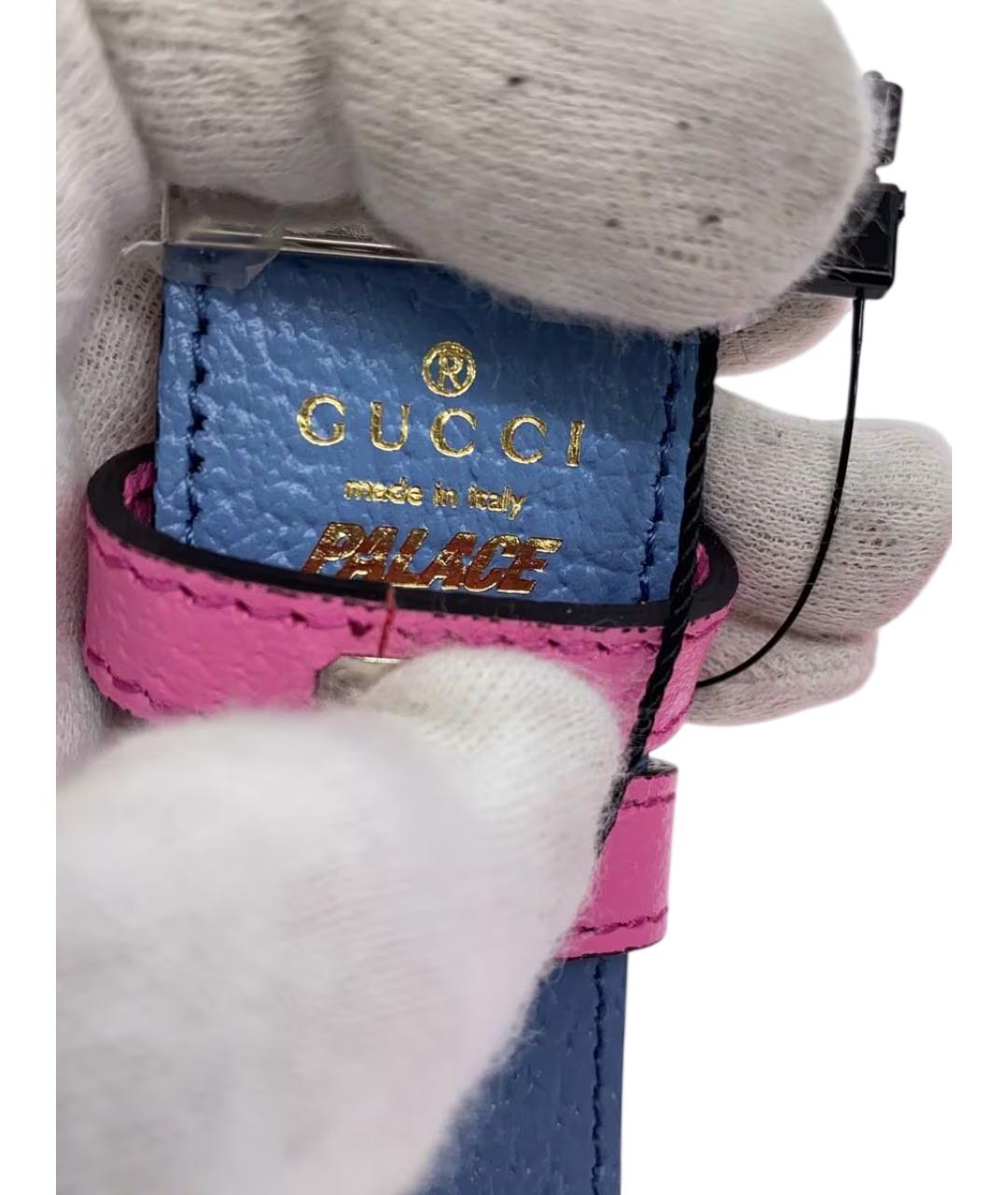 GUCCI Розовый ремень, фото 4