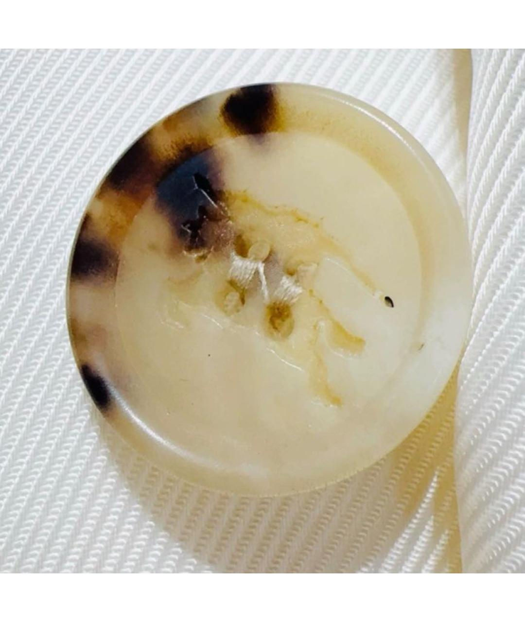 BURBERRY Белое хлопковое пальто, фото 5